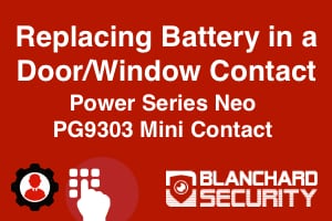 Changing the battery PG9303